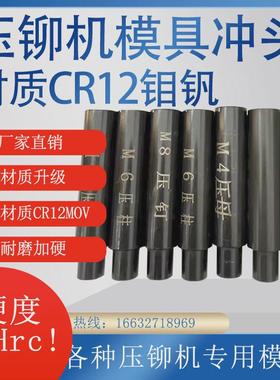 V3FP压铆机模具上模下模冲头拉伸模具铆钉机配件螺母螺帽螺柱