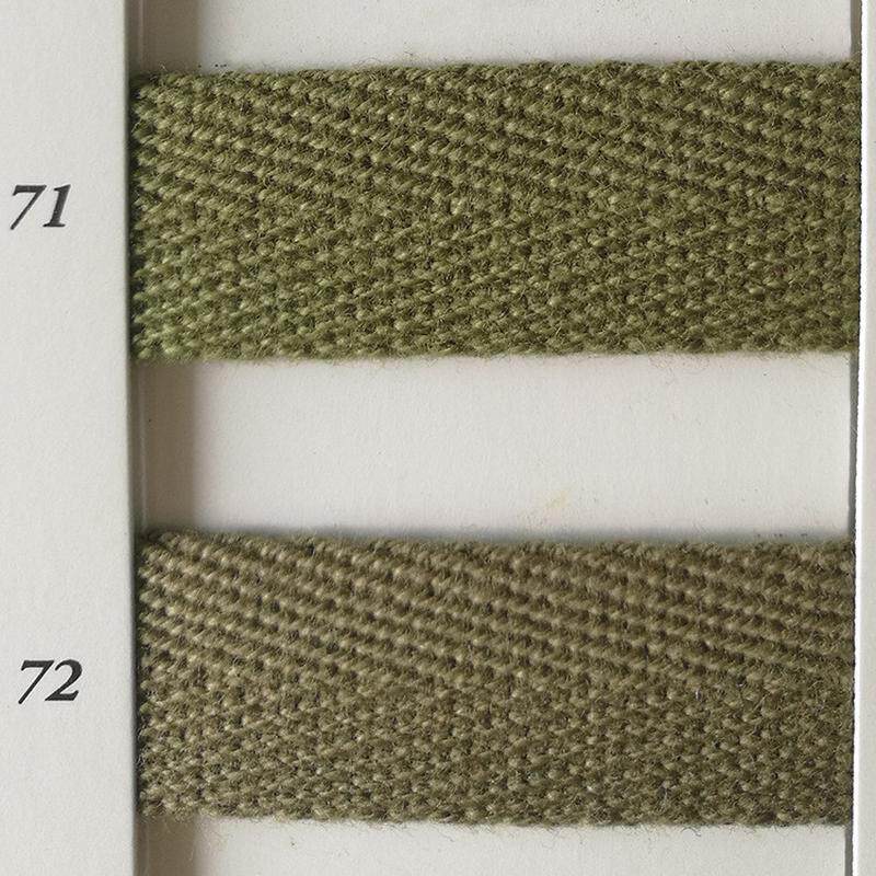 棕灰色系列牌子带日本s人字棉质服装箱包装饰2mm加厚包边织带