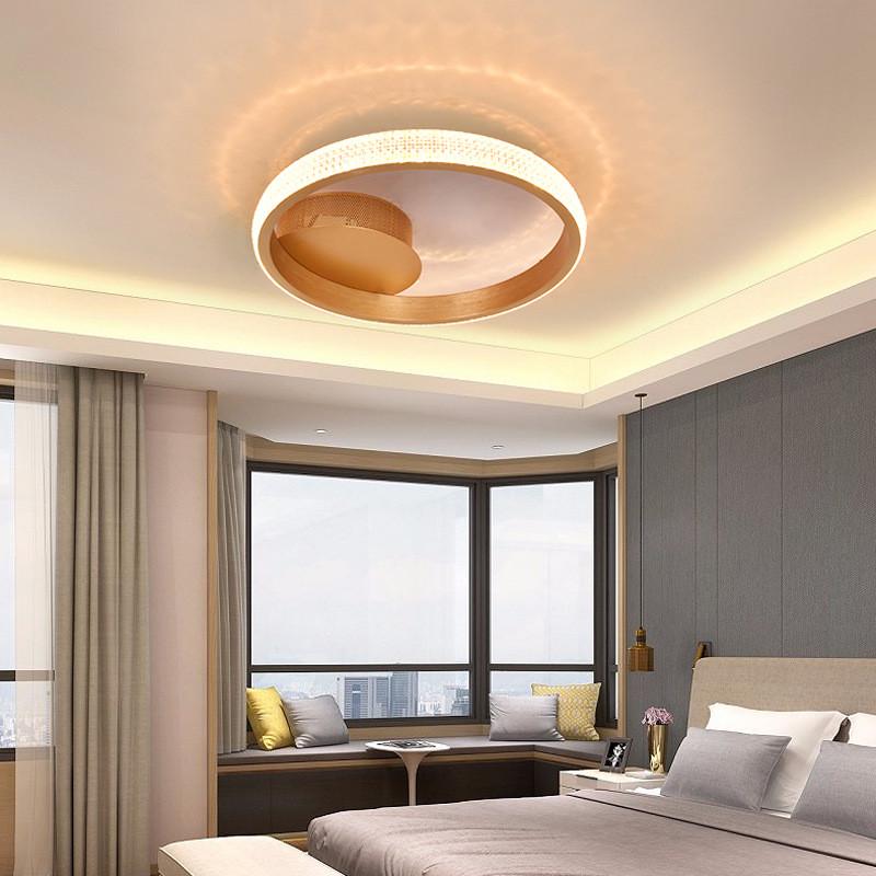房间灯简约现代大气家用温馨浪漫圆形卧室卧室吸顶灯led北欧灯具