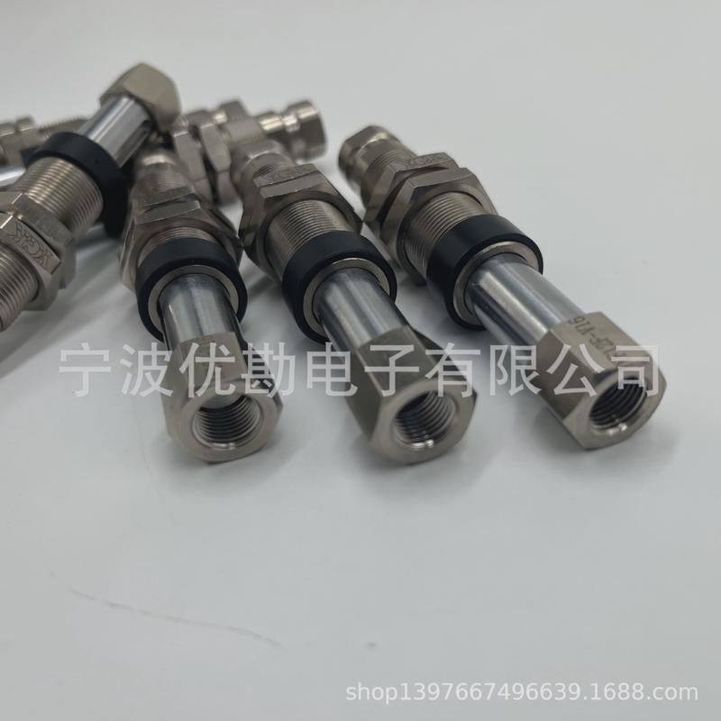 供应YGK真空元件不锈钢弹簧缓冲杆吸盘配套金具G1/8内牙YF12F-V16