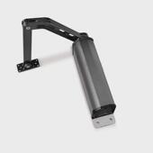 防水侧装 电动闭门器小区开门机铁栅栏感应门平开门家用自动门禁机