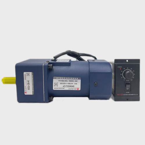 5ik90rgu-cf90w交流速减速电机220v低速定齿轮调速带刹车三相马达