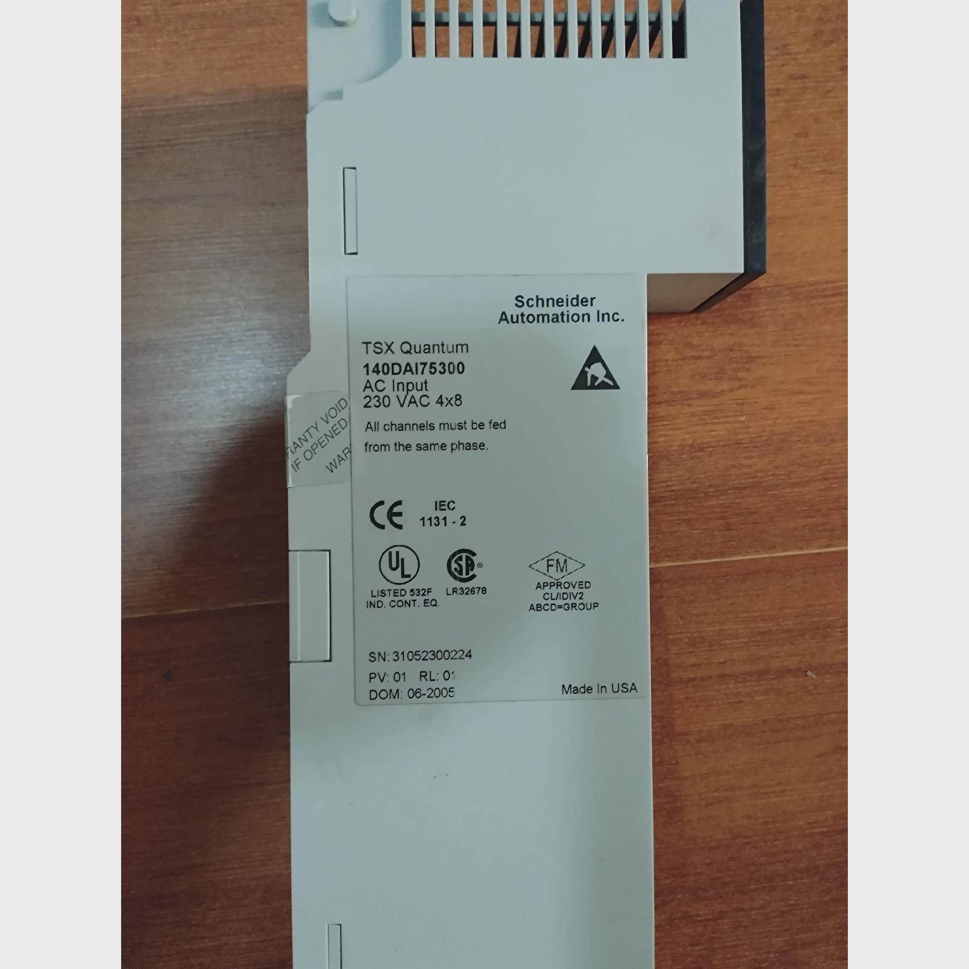 议价议价:施耐德140DAI75300模块,质保半年,7天无理由退货,