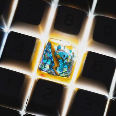 【ZD】客制化机械键盘 S-craft 宝可梦R1 神奇宝贝 树脂个性 键帽