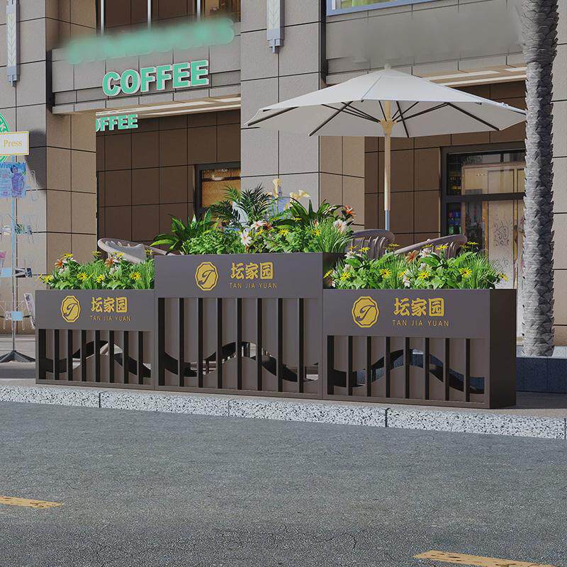 户外花箱外摆商业街售楼部广场隔断长方形花盆花架子园艺花坛花槽,鲜花速递/花卉仿真/绿植园艺,花盆,淘宝优惠券,粉丝福利购,淘宝优惠卷