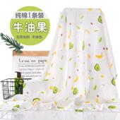 新生儿纯棉双层纱布浴巾两层婴儿宝宝裹巾产房包巾夏季 襁褓布 薄款
