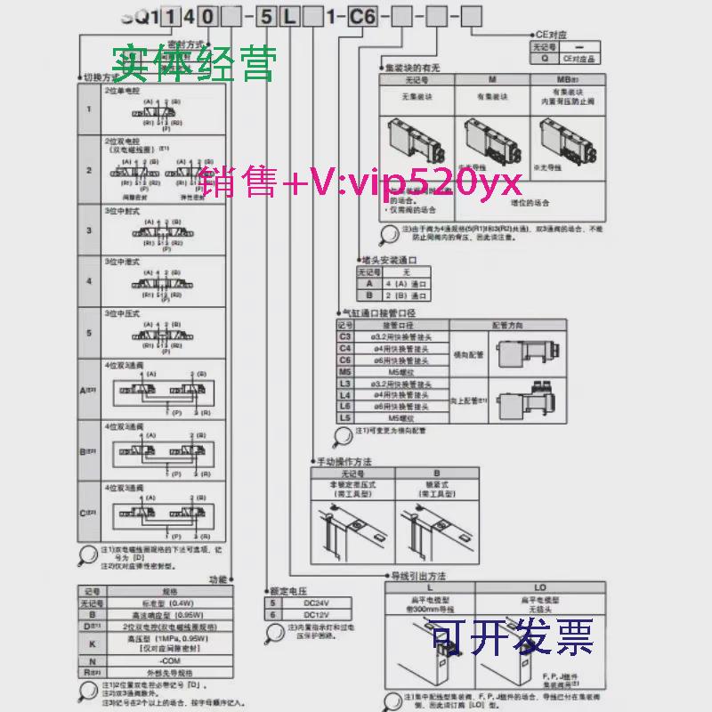 现货供应SMC全新电磁阀SQ1131-5B-C6现货