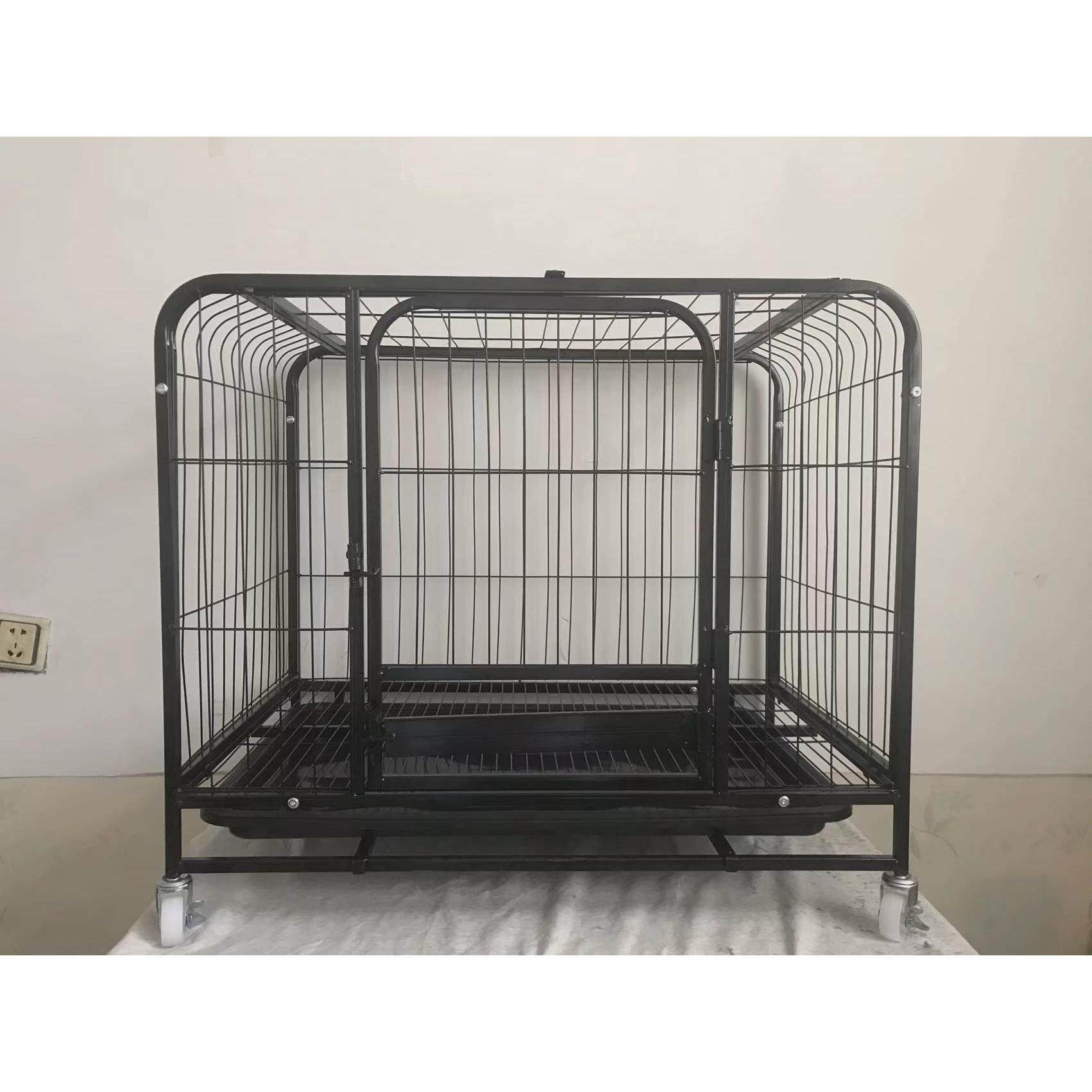 加厚铁笼方管狗笼大型中小型犬金毛加粗加粗可折叠狗屋宠物窝