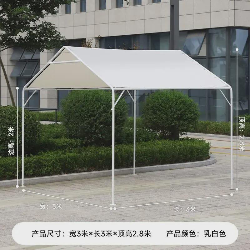 露营网红集市摆摊帐篷活动商用遮阳棚家用雨棚车库户外露营停车棚