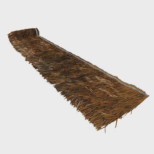 整卷仿真茅草屋顶铁丝网假稻草屋檐景区民宿房顶瓦片毛草塑料装饰