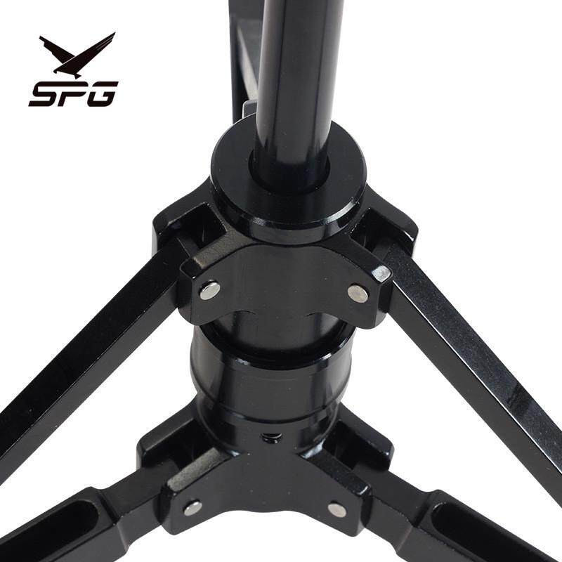 spg自动反曲弓架铝合金传统直拉弓架子推拉式射箭合便携收器材