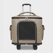 汉邦宠物包宠物拉杆箱外出包便携大容量静音轮猫包手提大型猫狗包
