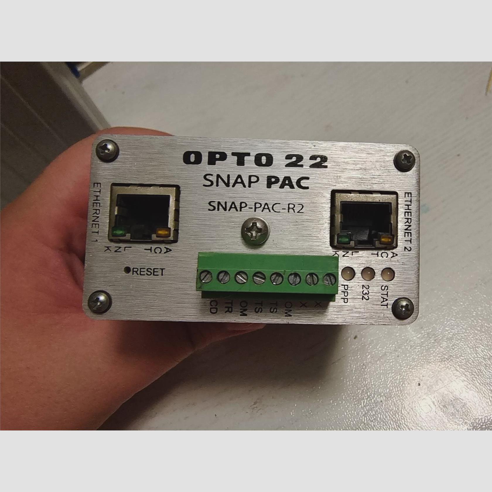 议价OPTO22  SNAP-PAC-R2 单元处理器，功能正常议价
