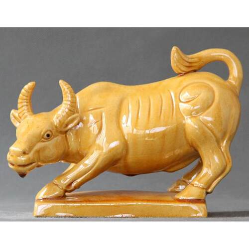 热销陶瓷牛黄牛水牛工艺品送礼品家居化解卫生间厨房缺角客厅办公