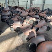 定制高压焊接碳钢弯头厚壁冲压大口径对焊无缝304弯头碳钢不锈钢