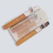 陶艺修坯8件套木柄手工刀头泥塑修坯工具陶艺雕刻造型刻画利坯刀