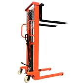 1吨手动堆高车升降液压装 卸堆垛机液压叉车手动推车地牛升降托盘