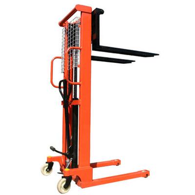 1吨手动堆高车升降液压装卸堆垛机液压叉车手动推车地牛升降托盘