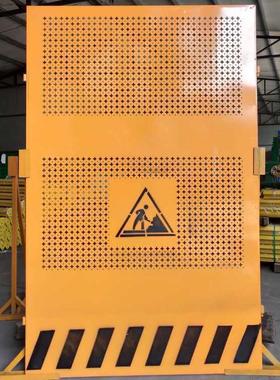 施工围挡冲孔百叶孔围蔽网黄色施工围挡防风冲孔围挡