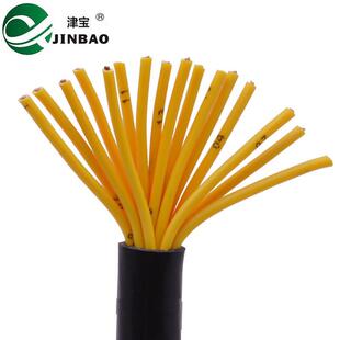 铜芯护套线rvv10*0.75平方电线电缆控制线10芯线多股信号线