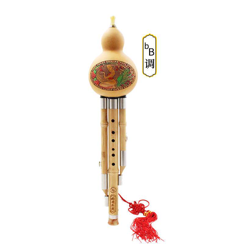 厂家销售金丝楠竹葫芦丝降b调cdfg调民族乐器适合初学拆卸葫芦丝