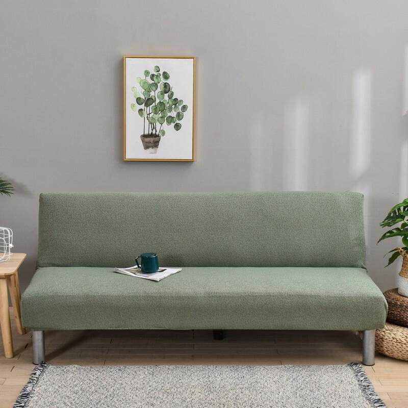 无扶手泡泡纱防水纯色全包罩弹力沙发套懒人沙发床罩折叠两用型