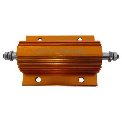 厂家发货rx24金色铝外壳200w线绕功率电阻铝壳电阻卸制动/放