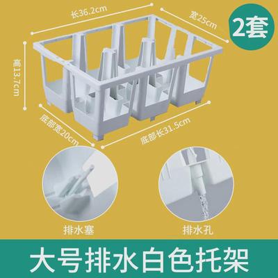 美存控根高腰万象盆塑料加厚多肉十二卷带托花盆套装可自动莳排水