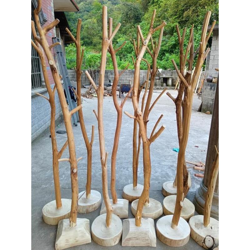 原木衣帽架干树枝挂衣架实木树杈落地民宿卧室简约现代家用创新品