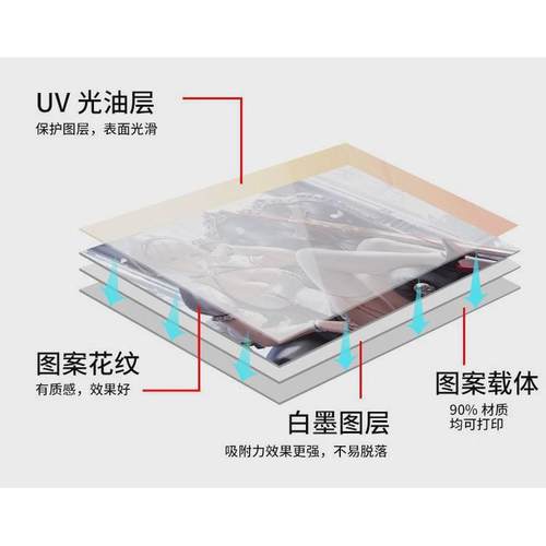 热销uv水晶标ab转印膜转印贴打印膜感压贴水晶标多功能卷筒uv水晶