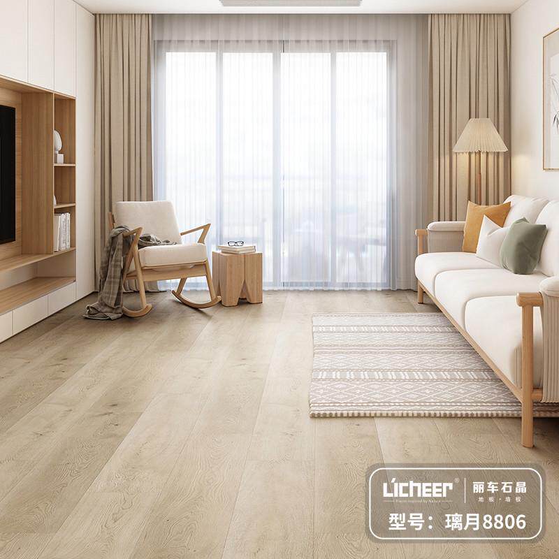 fnn1spc石晶地板8.5mm同步对花静音塑石锁扣防水耐磨加厚翻新