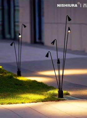 花镜灯户外防水LED花园草坪灯别墅氛围低压24V小区景观装饰喇叭灯