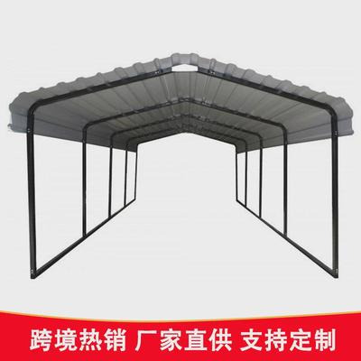 户外车棚别墅家用雨搭遮阳棚小区停车棚户外汽车遮阳棚雨棚