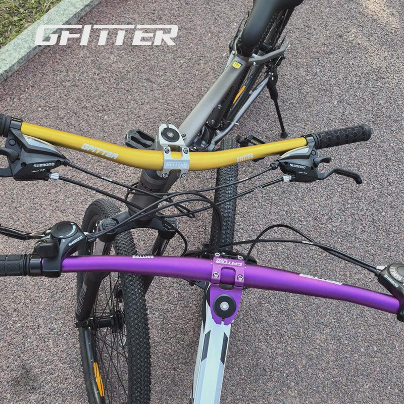 GFITTER山地自行车车把 铝合金燕把横620/720/780燕把加把立整套
