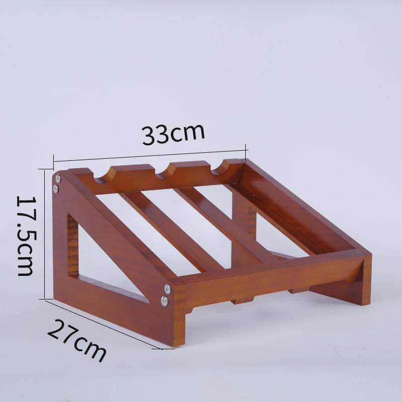 红酒架斜放红酒展示架家用实木木质酒瓶架客厅酒柜葡萄酒架子摆件