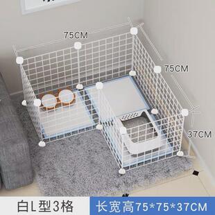 宠物狗狗围栏diy笼子铁网栅栏室内自由空间创意猫笼狗笼狗隔离门