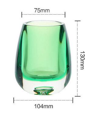 透明现代简约小花瓶PC亚克力干花插花器ins创意摆件餐厅单只花盆