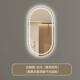 智能浴室镜椭圆形壁挂触摸屏洗漱台led卫生间带灯梳妆镜商用