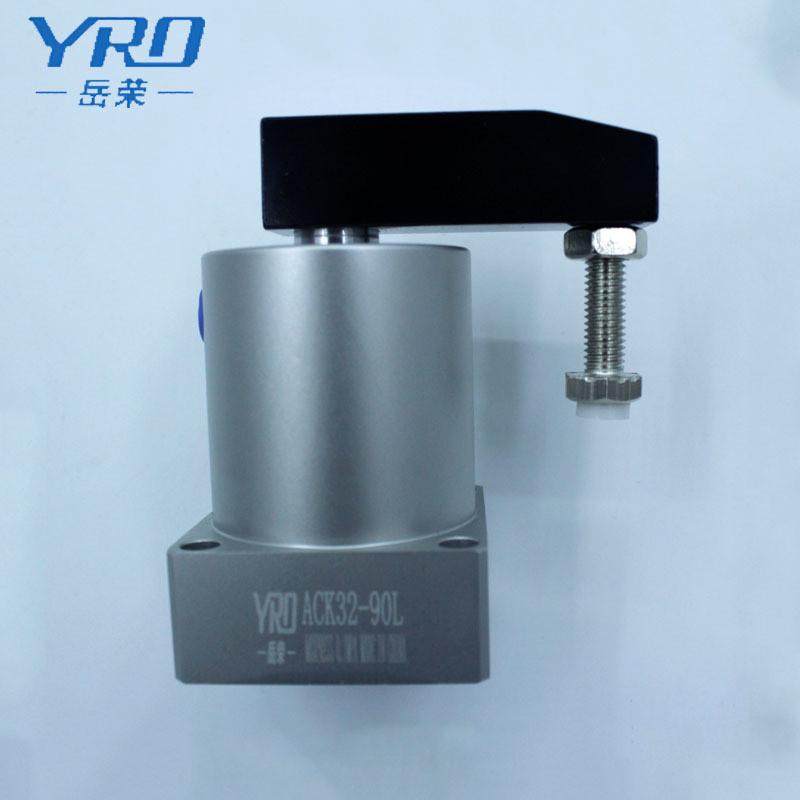 岳荣厂家直销90度转角气缸ACKR25*32*40夹紧下压转角气缸ACKL63-9