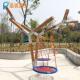 儿童实木秋千公园景区镀锌管造型户外创意成人组合木制秋千架树杈
