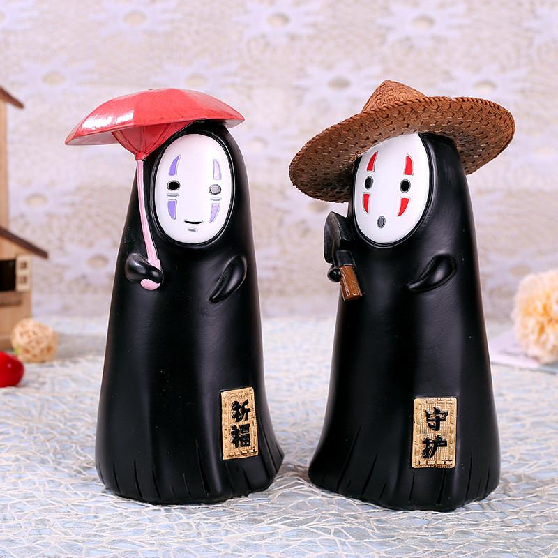 无脸男树脂存钱罐小号守护神储蓄罐摆件千与千寻创意学生礼品