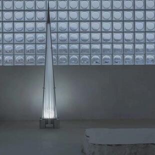 后现代轻奢客厅沙发旁落卧室装饰设计师展厅别墅书房地灯立式灯具