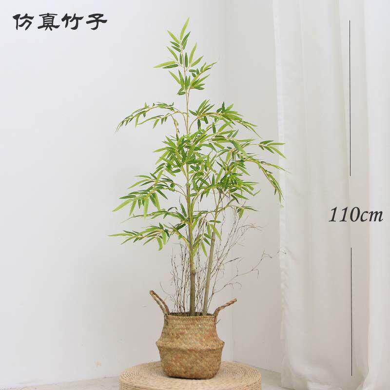 仿真竹子假竹子装饰隔断新中式禅意酒店摆件仿真植物室内落地造景