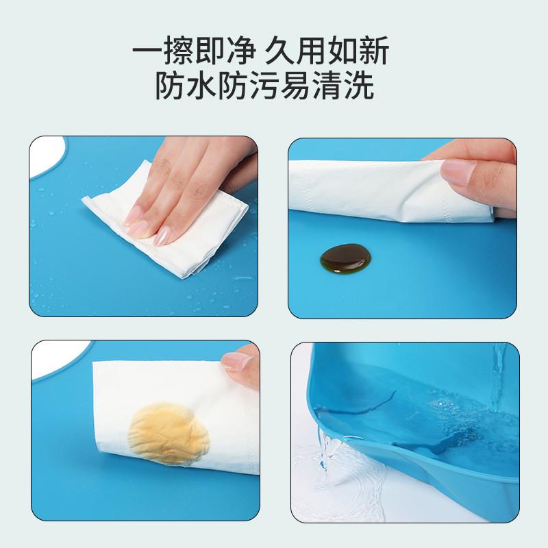 大号成人硅胶围兜老人饭兜防水立体食饭兜大孩硅胶吃饭围嘴口水兜