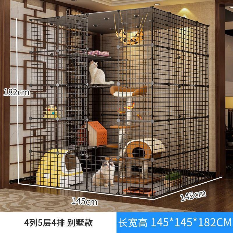 猫笼子超大自由空间室内家用舍猫屋豪华猫超大拼装猫笼多层猫别墅