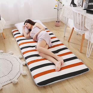 全棉加厚透气榻榻米床垫办公室午休垫折叠双人家用卧室打地铺