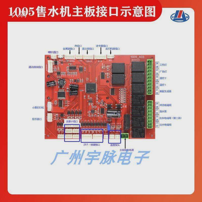 自动售水机可主板自助售水系统开发多路输出后台管理设备商用