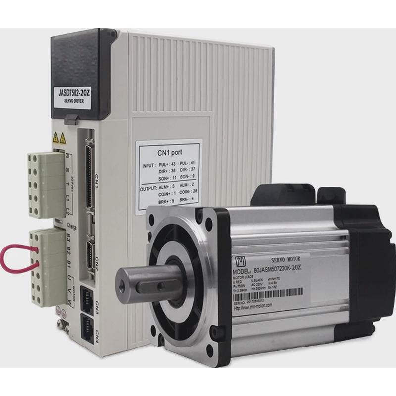 杰美康JASD7502+80JASM507230K-20Z/M23B交流伺服馬達驅(qū)動器750W