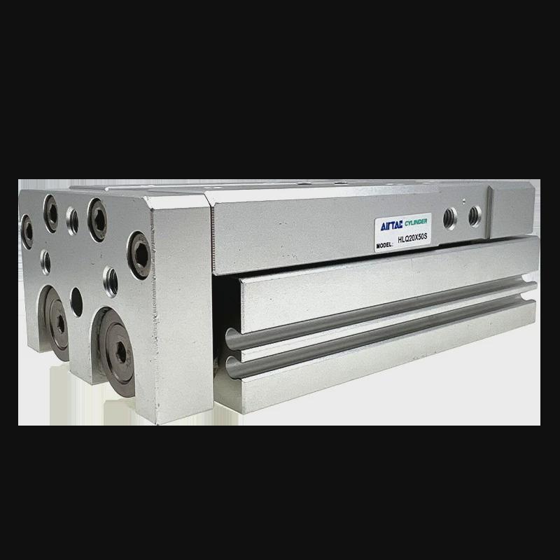 精密客hlq亚德滑台气缸hlq12/16x10/20/30/40/50/75/100/125sbf