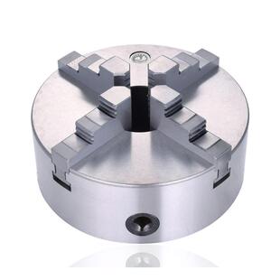 浙江顺马k12200爪爪自定心卡盘四四卡盘200mm正爪反爪配环球卡盘